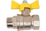 Valfex VF.278.NB3.100.Bir Кран шаровой БИРКА для ГАЗА 1" ВР/НР бабочка