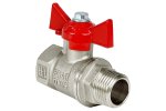 Valfex VF.218.NB1.034.Bir Кран шаровой БИРКА для ВОДЫ 3/4" ВР/НР бабочка