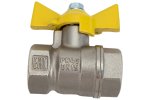 Valfex VF.277.NB3.100.П1 Кран шаровой ПОДЛОЖКА для ГАЗА 1" ВР/ВР бабочка